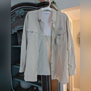 NWT Columbia PFG Women's Tan Jacket Size 2X